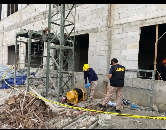 Peristiwa Kecelakaan Kerja di RS. PKU Muhammadiyah yang mengakibatkan lima orang meninggal dunia (foto istimewa).