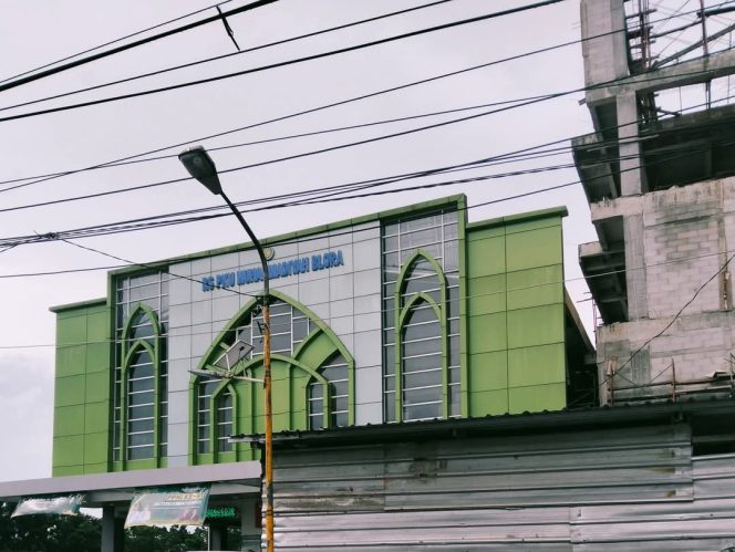 
					Proyek Pembangunan Gedung RS PKU Muhammadiyah Blora, yang berhenti pasca adanya insiden kecelakaan kerja