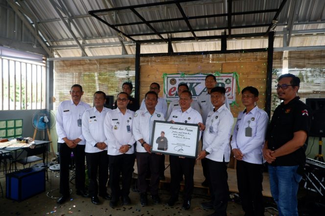 Kepala Rumah Tahanan Negara (Karutan) Kelas IIB Blora, Sugito, menghadiri kegiatan Pembukaan Sekolah Tani Sesi II dan Peresmian eSKAPe yang digelar oleh Lapas Kelas IIB Purwodadi