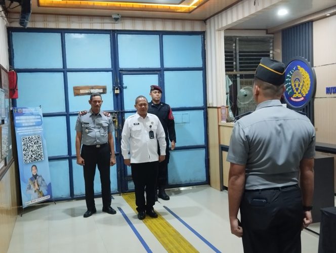 Kepala Kanwil Ditjenpas Jawa Tengah, Mardi Santoso kunjungan kerja di Rutan Kelas IIB Blora