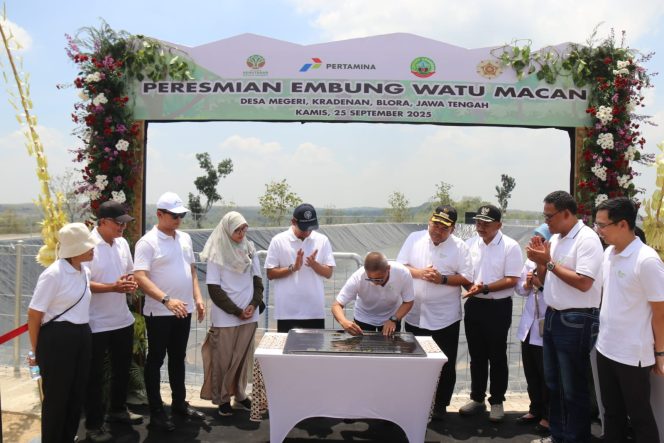 
					Kolaborasi Pertamina dan UGM Hadirkan Embung Watu Macan di Blora